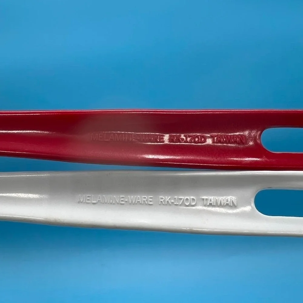 Vintage‎ Melamine Ware Set of 2 Wide Slotted Spatula Flipper Turner RK-170D